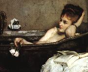 Alfred Stevens The Bath (san06) oil painting artist
